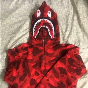Bape hoodie size medium